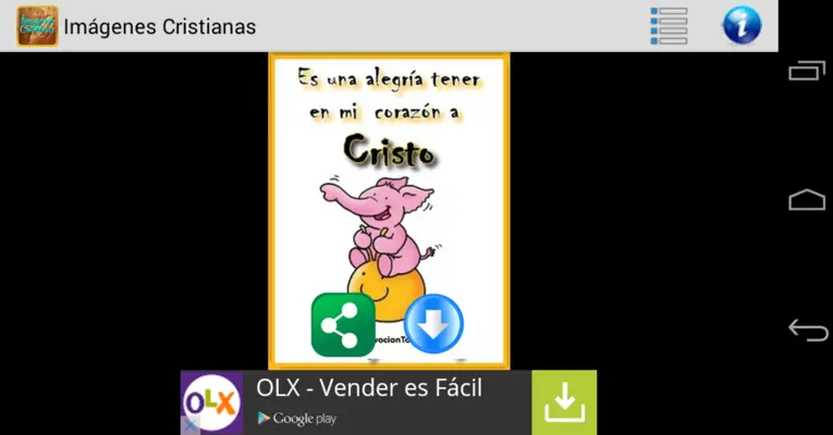 Imágenes Cristianas android App screenshot 0